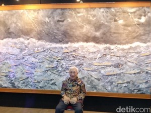 Sang Pelukis Pit Mabuk, Sidik W Martowidjojo Gelar Pameran Tunggal