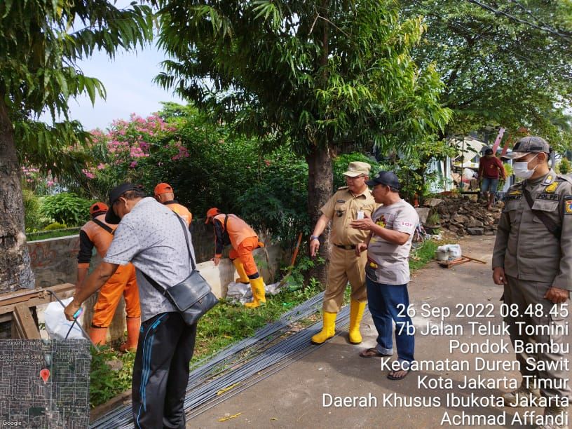 Pembersihan got Jl Teluk Tomini (Dok Istimewa)
