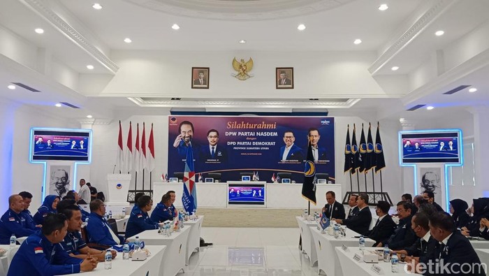 Pertemuan NasDem Sumut dan Demokrat Sumut