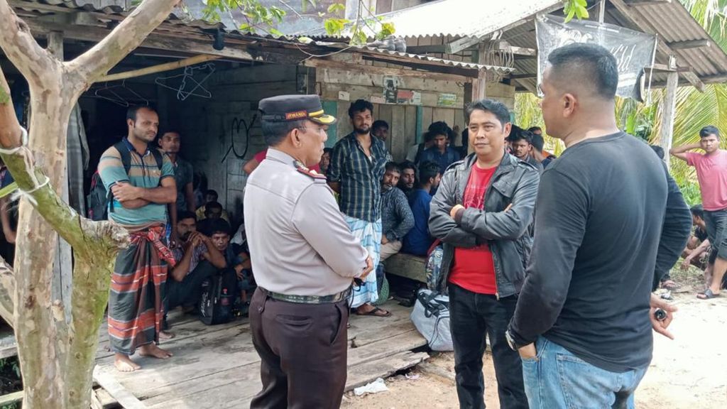Polisi Gagalkan Penyelundupan 43 WN Bangladesh-10 PMI di Bengkalis