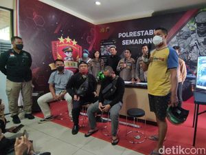 1 Tersangka Pengeroyokan Penganiaya Ojol di Semarang Kini Berstatus Saksi