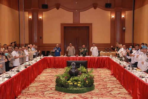 Rakor tentang garis besar operasi Mandalika III Rinjani 2022