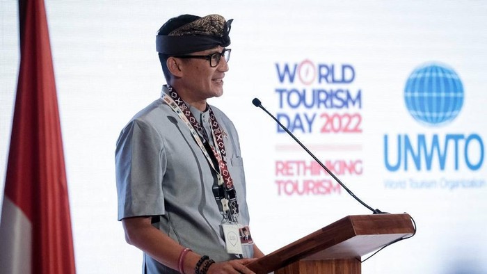 Sandiaga dan Sekjen UNWTO di World Tourism Day di Bali