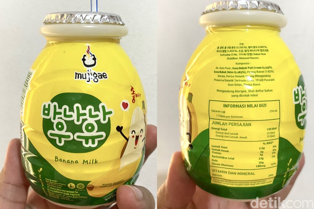 susu pisang dari Mujigae