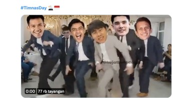 Meme kemenangan Timnas Indonesia atas Curacao. Foto: Twitter