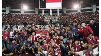 Hasil positif diraih Timnas Indonesia usai mengalahkan Caracao dalam dua pertandingan FIFA Matchday. Pertama, dengan skor 3-2 pada Sabtu (24/9) dan semalam (27/9) dengan skor akhir 2-1. Foto: Twitter