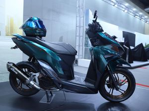 Modifikasi Vario 125 Hyper Sporty, Tampil Gambot Nan Klimis Pakai Aksen Karbon