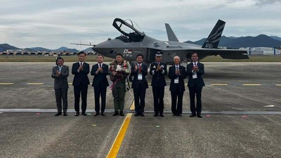 Wamenhan Hadiri Celebration of the First Flight of KFX/KIX di Korsel