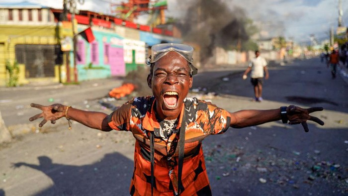 The streets are left empty by a general strike in Port-au-Prince, Haiti, September 28, 2022. - Officials described a 