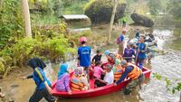 Banjir di Pangandaran Berangsur Surut
