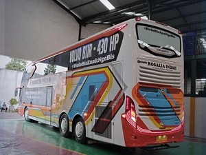 Bus AKAP di Indonesia Hobi Pasang Stiker Tipe Sasis dan Bodi, Buat Pamer?