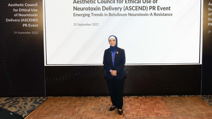 Diskusi kesehatan yang membahas suntik botox digelar di Jakarta, Kamis (29/9/2022). Diskusi ini menghadrikan dr Lis Surachmiati Suseno.