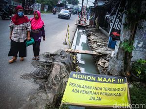 Tolong! Proyek Galian Jl Setiabudi Terbengkalai