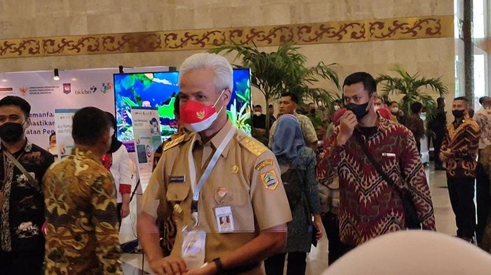 Gubernur Jawa Tengah Ganjar Pranowo di JCC (Wilda-detikcom)
