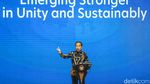 Momen Jokowi Buka UOB Economic Outlook 2023