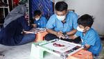 Melihat Semangat Anak-anak Berkebutuhan Khusus Belajar Membatik