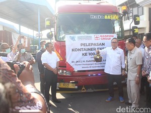 Mendag Zulkifli Hasan Lepas Ekspor Aluminium ke 6 Negara