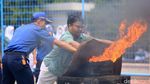 Antusias Siswa saat Ikuti Pelatihan Tanggap Bencana