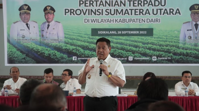 Pemkab Dairi Siapkan 400 Hektar Lahan untuk Program Pertanian Terpadu