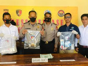 3 TKI Nyambi Jadi Pengedar Sabu di Majene Ditangkap