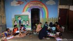 Semangat Anak Pemulung Belajar di Saung Baca Garpu