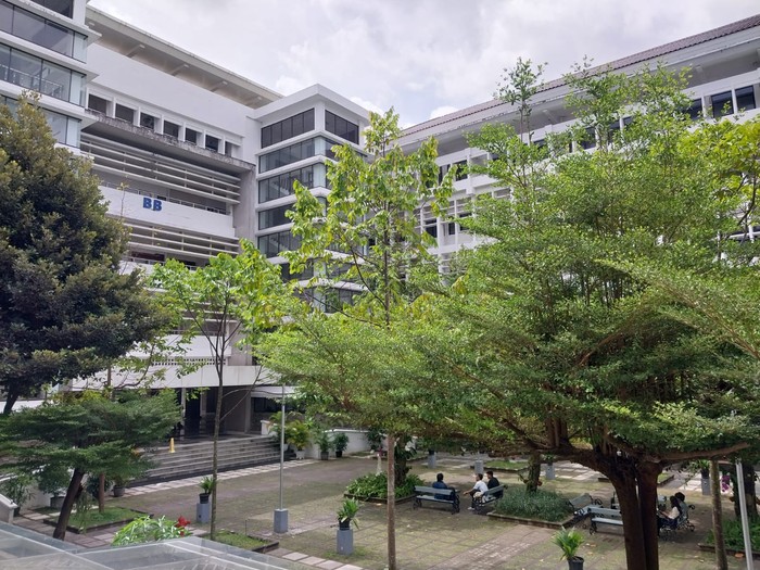 Taman San Siro di jantung kampus Fisipol UGM, Kamis (29/9/2022).