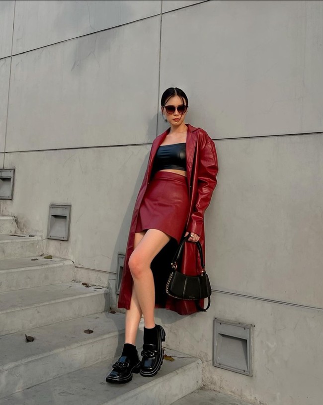 Begini penampilan Tamara Dai saat memamerkan gaya OOTD dirinya. Gaya OOTD ala Tamara itu sering dibagikannya ke akun Instagram. Foto: Instagram/@tamaradai
