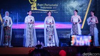 Malam grand final semalam menyisakan 5 peserta terbaik dan menjawab pertanyaan yang diajukan dewan juri.