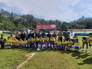 Pemuda di Sulbar Gelar Turnamen Sepak Bola, Hilangkan Stigma Kenakalan Remaja