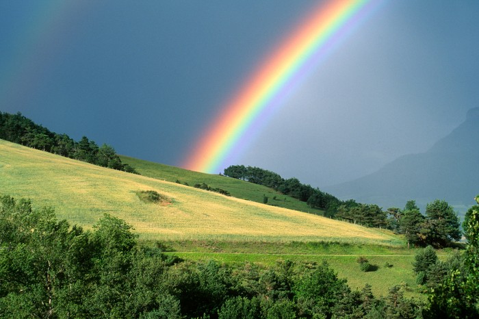 Rainbow in Isère (France)