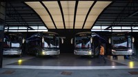 Dikatakan Direktur Utama PT SAN Putra Sejahtera (PO SAN) Kurnia Lesani Adnan, PO SAN memesan sebanyak 4 unit Legacy SR3 Ultimate dari Laksana. Keempat bus itu akan dijadikan sebagai armada eksekutif yang melayani trayek Pekanbaru-Solo-Blitar. Foto: Dok. Laksana