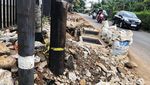 Duh, Sudah 2 Bulan Proyek Got di Tangsel Masih Berantakan