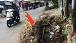 Duh, Sudah 2 Bulan Proyek Got di Tangsel Masih Berantakan
