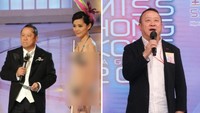 Tegang! Aktor Ini Usaha Keras Lihat Mata Kontestan Miss Hong Kong yang Berbikini