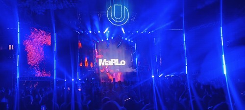 Event DJ (disc jockey) sedunia di hari kedua event #UltraBeachBali di Discovery Kartika Plaza Hotel, Kuta, Badung pada Jumat (30/9/2022)