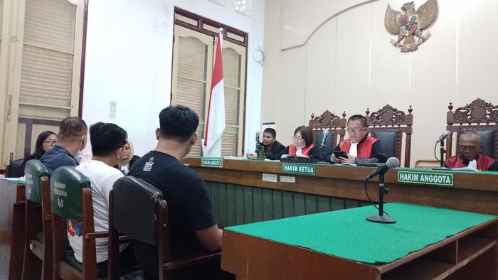 Tersangka pemain judi online menjalani sidang di PN Medan. Istimewa