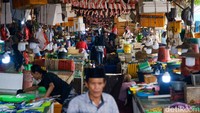 Begini suasana di Pasar Minggu, Jakarta Selatan, saat harga pangan di ibu kota turun hari Jumat (30/9/2022).