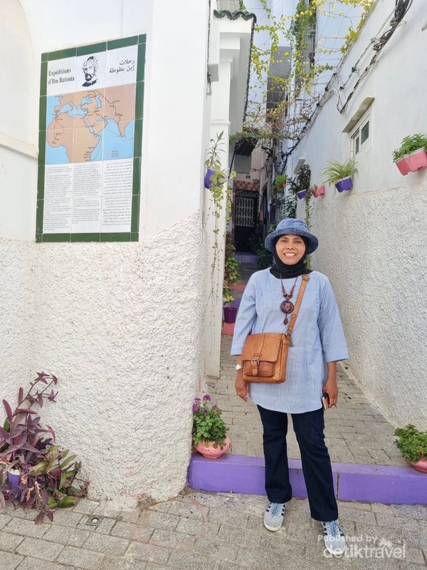 Sampai juga saya di makam Ibnu Batutah meski harus melewati gang kecil yang berliku.