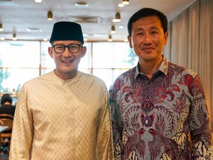 Sandiaga Uno Tawarkan Singapura Kolaborasi Wisata Kesehatan di Bali