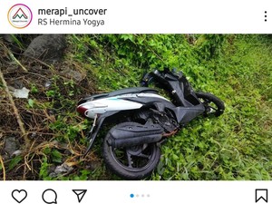 Viral Motor Misterius Tergeletak di Pinggir Selokan Mataram Jogja