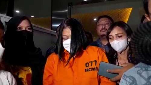 Putri Candrawathi saat ditahan Polri (Azhar-detikcom)