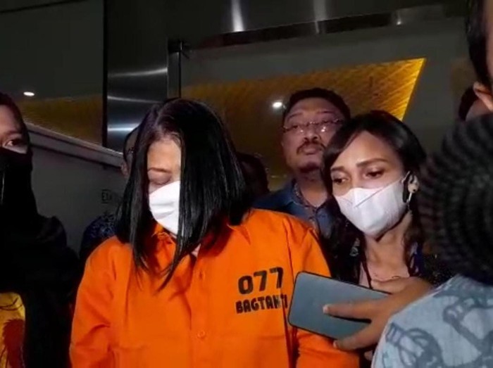 Putri Candrawathi saat ditahan Polri (Azhar-detikcom)