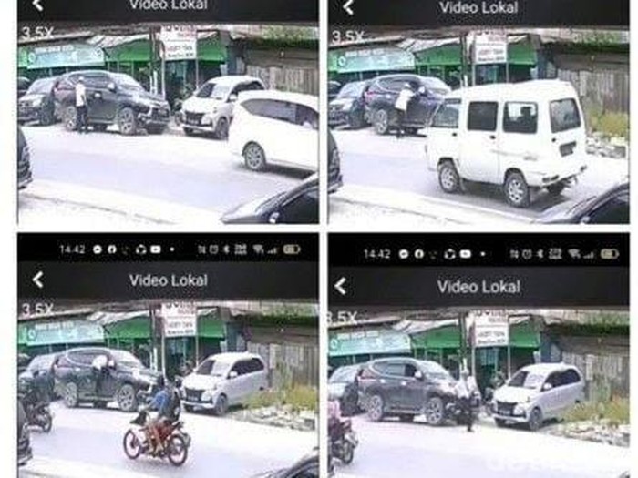 Rekaman CCTV aksi pencurian di Toba.