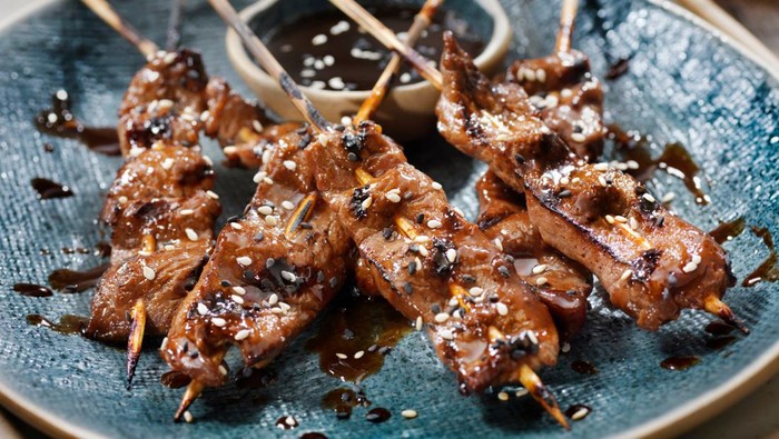 Resep Sate Daging Korea yang Empuk Juicy dan Harum Aromanya