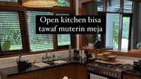 Alat memasak di dapur Sophia ini juga cukup lengkap. Ada kompor, oven, blender, hingga air fryer. Foto: YouTube Taulany TV, Instagram @biasalahanakmuda