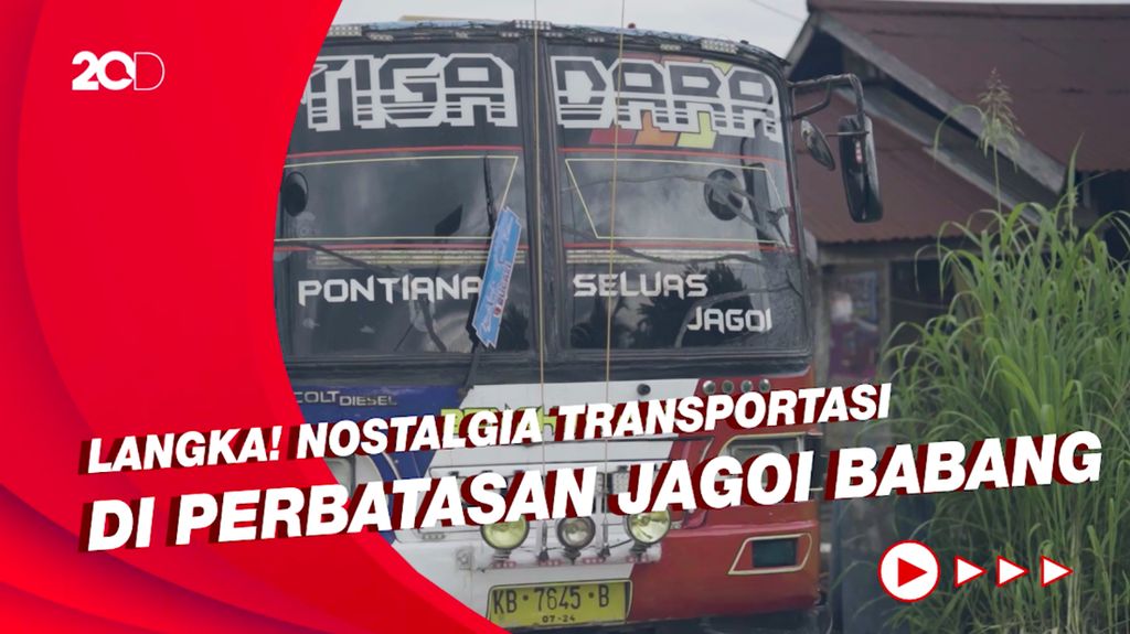 Langka, Inilah Mode Transportasi di Perbatasan Jagoi Babang Indonesia- Malaysia