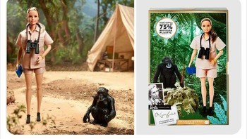 Ada Barbie edisi khusus Jane Goodall yang adalah ahli antropologi ternama. Barbie ini termasuk rangkaian dari Mattles Inspiring Women Series. Foto: yup.that.exists via Bored Panda