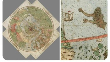 Peta unik yang direstorasi para ahli. Foto: yup.that.exists via Bored Panda