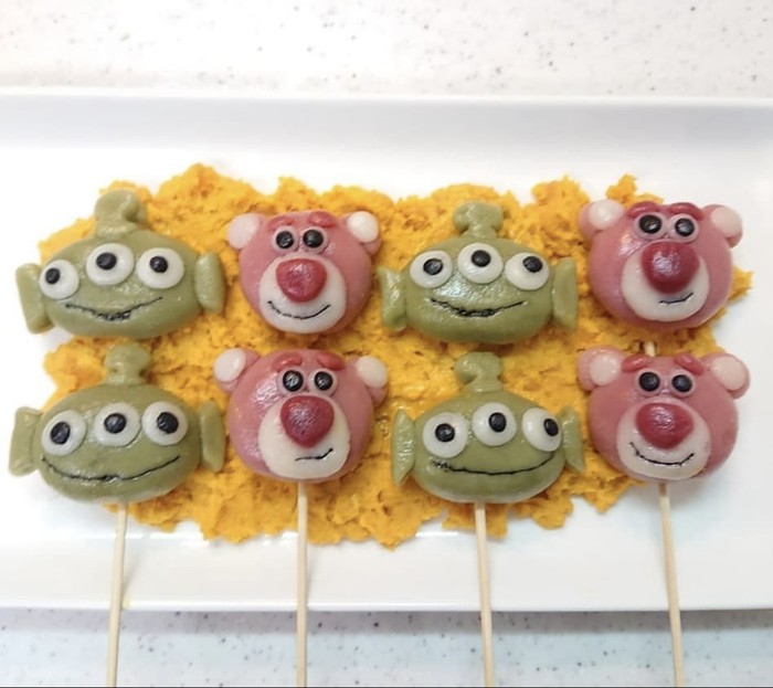 Gemas! Dumpling dan Rice Cake Ini Dibentuk Ikan hingga Anjing