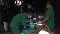 Sebanyak 9 orang terluka akibat dampak gempa bumi yang terjadi. (dok BPBD Tapanuli Utara)